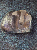 Paperweight - Royal Krona/ Mats Jonasson lead decorative badger sculpture