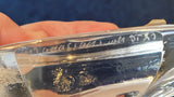 Paperweight - Mats Jonasson reverse etched dolphin lead crystal paperweight boxed and signed