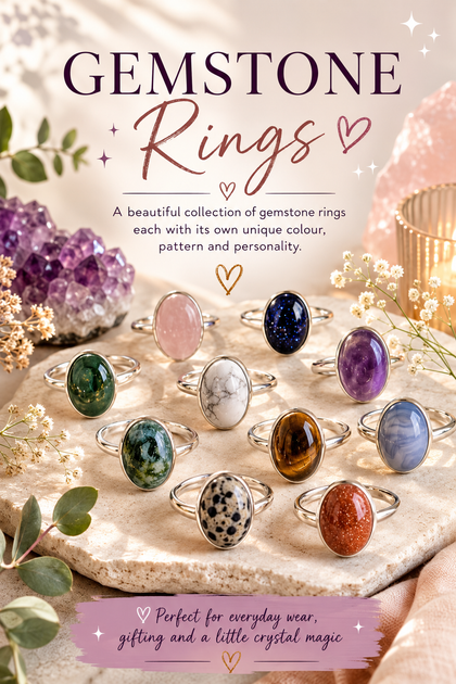 Gemstone rings