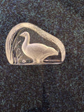 Paperweights -Wedgewood glass paperweights- Goose, Eagle head.  1of each. £12 each