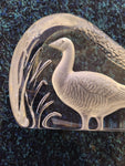 Paperweights -Wedgewood glass paperweights- Eagle & chick, Goose, Eagle head.  1of each. £12 each