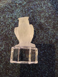 Glassware - Goebel frosted owl glass figurine