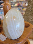 Gemstone Green onyx egg