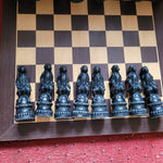 Reynard the fox Berkeley chess set- cream & Black