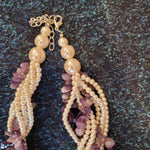 Jewellery range- pre-loved items. Amethyst & pearl effect necklace