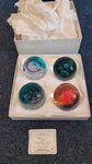 Paperweight -Caithness 4 planet set  (1996)