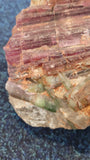 A stunning Watermelon Tourmaline raw crystal