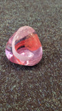 Caithness small Pebble Paperweight - Red & white