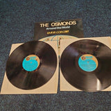 The Osmonds Around The World Live In Concert 2x LP Vinyl Gatefold Album MGM Double Record