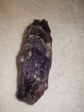 Natural Dream Amethyst Flame Carving 160g Chevron Amethyst Freeform Crystal