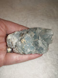 Natural Blue Celestite Crystal Cluster 152g Raw Celestine Geode Specimen
