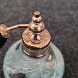 Vintage Caithness Glass Blue White Perfume Atomiser Handcrafted Scotland #12
