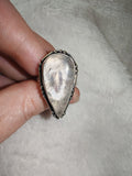 🤍 Clear Quartz Adjustable Ring 🤍 - Ring #12