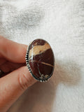 🤎 Brecciated Jasper Style Adjustable Ring 🤎 - Ring #17