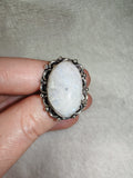 🌙 Moonstone Style Adjustable Ring 🌙 - Ring #19