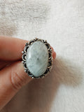 🌙 Moonstone Style Adjustable Ring 🌙 - Ring #19