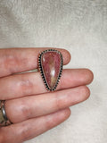 Rhodonite style Adjustable Ring - Ring #25