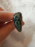 Kambaba Jasper Adjustable Ring 🌿 - Ring #33