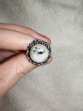 Tourmalinated Quartz Style Adjustable Ring ⚡ - Ring #35