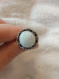 Rainbow Moonstone Adjustable Ring 🌙 - Ring #40