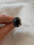 Black Onyx Adjustable Ring 🖤 - Ring #47