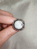Rainbow Moonstone Adjustable Ring 🌙 - Ring #53