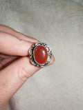 Carnelian Adjustable Ring ❤️🔥 - Ring #60