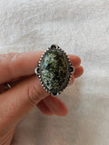Moss Agate / Serpentine Style Ring 🌿✨ - Ring #69 - Size: