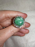 Green Aventurine Ring 💚✨ - Ring #70 - Size: