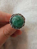 Green Aventurine Ring 💚✨ - Ring #70 - Size: