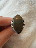 Bloodstone/ Jasper Style Ring 🌍✨ - Ring #78 - Size: 19.5/R