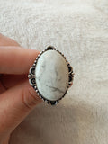 Howlite Ring 🤍✨ - Ring #79 - Size: 20/S