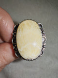 Scolecite Ring 🤍✨ - Ring #86 - Size: 22.5/T/U
