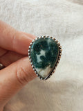 Moss Agate Ring 🌿✨ - Ring #87 - Size: 21/T