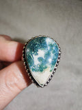 Moss Agate Ring 🌿✨ - Ring #87 - Size: 21/T