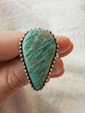 Amazonite Style Ring 💚✨ - Ring #91 - Size: 25.5/W