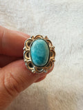 Larimar Style Ring 🌊✨ - Ring #100 - Size: 4/F