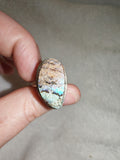 Abalone Shell Style Ring 🌊🐚✨ - Ring #103 - Size: 13.5/N