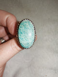 Amazonite Statement Ring 🌊✨ - Ring #104 - Size: 24.5/V