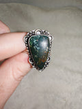 Bloodstone Statement Ring 🌿🩸 - Ring #106 - Size: