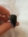 Bloodstone Statement Ring 🌿🩸 - Ring #106 - Size: