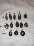 Labradorite 925 Silver Pendant - only one of each available