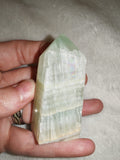 Pistachio Calcite Tower - Tower #44 - 75g