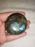 🌌✨ Labradorite Palm Stone - 85g