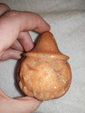 🎃✨ Pumpkin Witch Crystal Carving - 345g