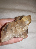 ✨ Smoky Quartz Cluster with Golden Healer Inclusions - 150g