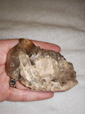 ✨ Smoky Quartz Cluster with Golden Healer Inclusions - 150g
