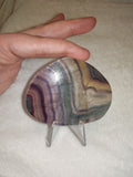 🌈✨ Rainbow Fluorite Polished Slice - 110g