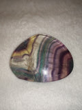 🌈✨ Rainbow Fluorite Polished Slice - 110g
