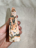 🌿✨ Moss Crazy Lace Agate Freeform with Druzy - 310g